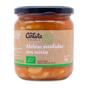 alubias estofadas con seitan