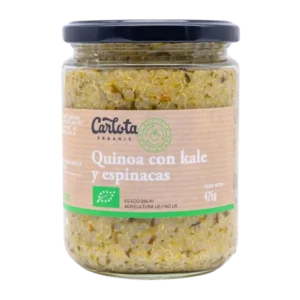quinoa con kale y espinacas