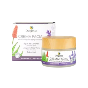 CREMA FACIAL ANTIEDAD LAVANDA Y ALOE