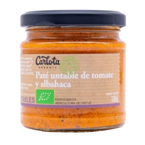untable vegetal tomate y albahaca carlota organic