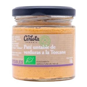 paté untable estilo toscana carlota organic