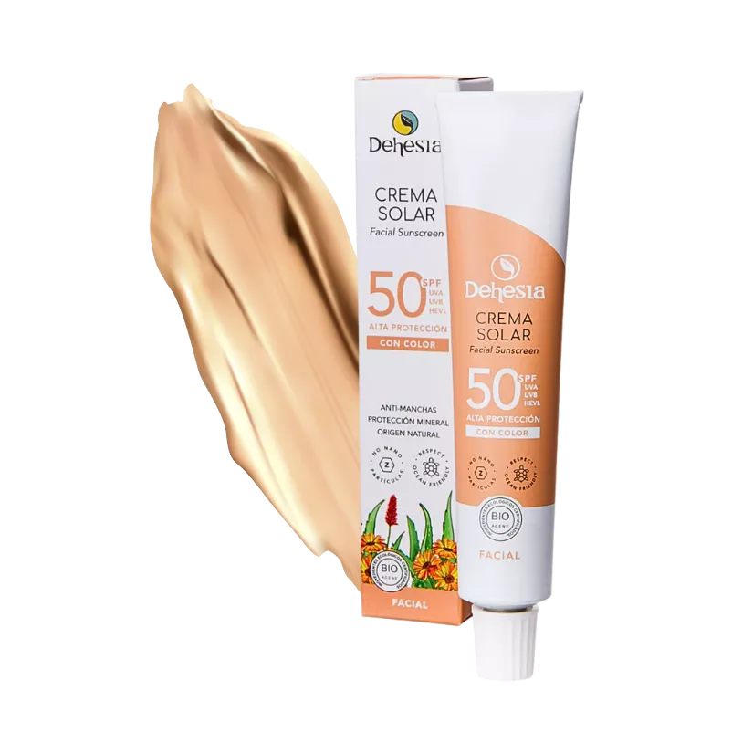 PROTECTOR SOLAR FACIAL CON COLOR DEHESIA